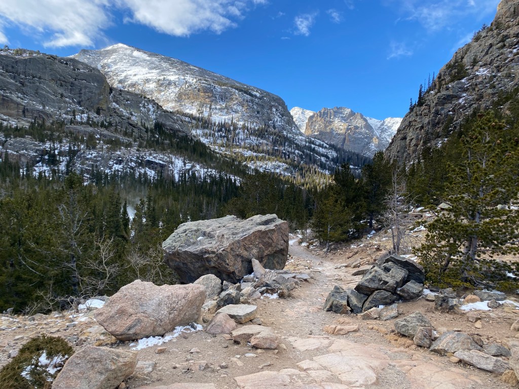 Colorado Hiked: Loch Vale and Mills Lake Winter Hike