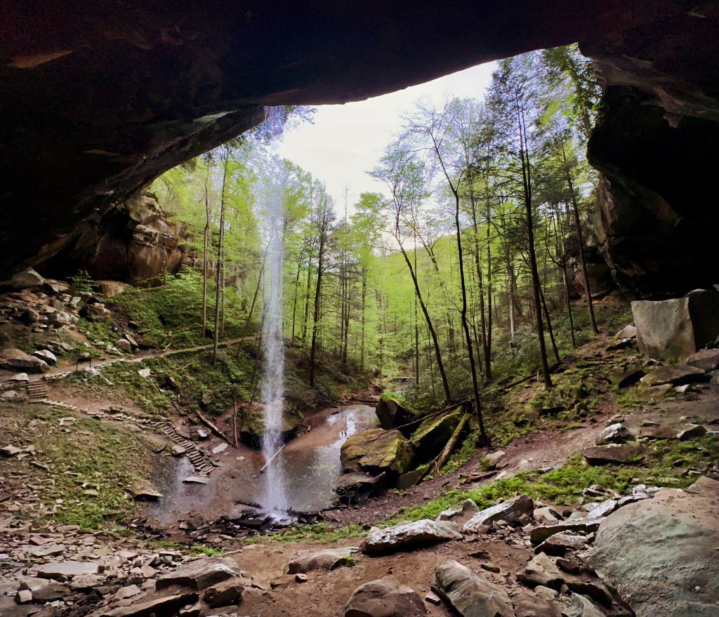 Springtime in Kentucky – Part 4: Yahoo Falls & Arch, Natural Arch, Cumberland Falls, and Pinnacle Knob Fire Tower